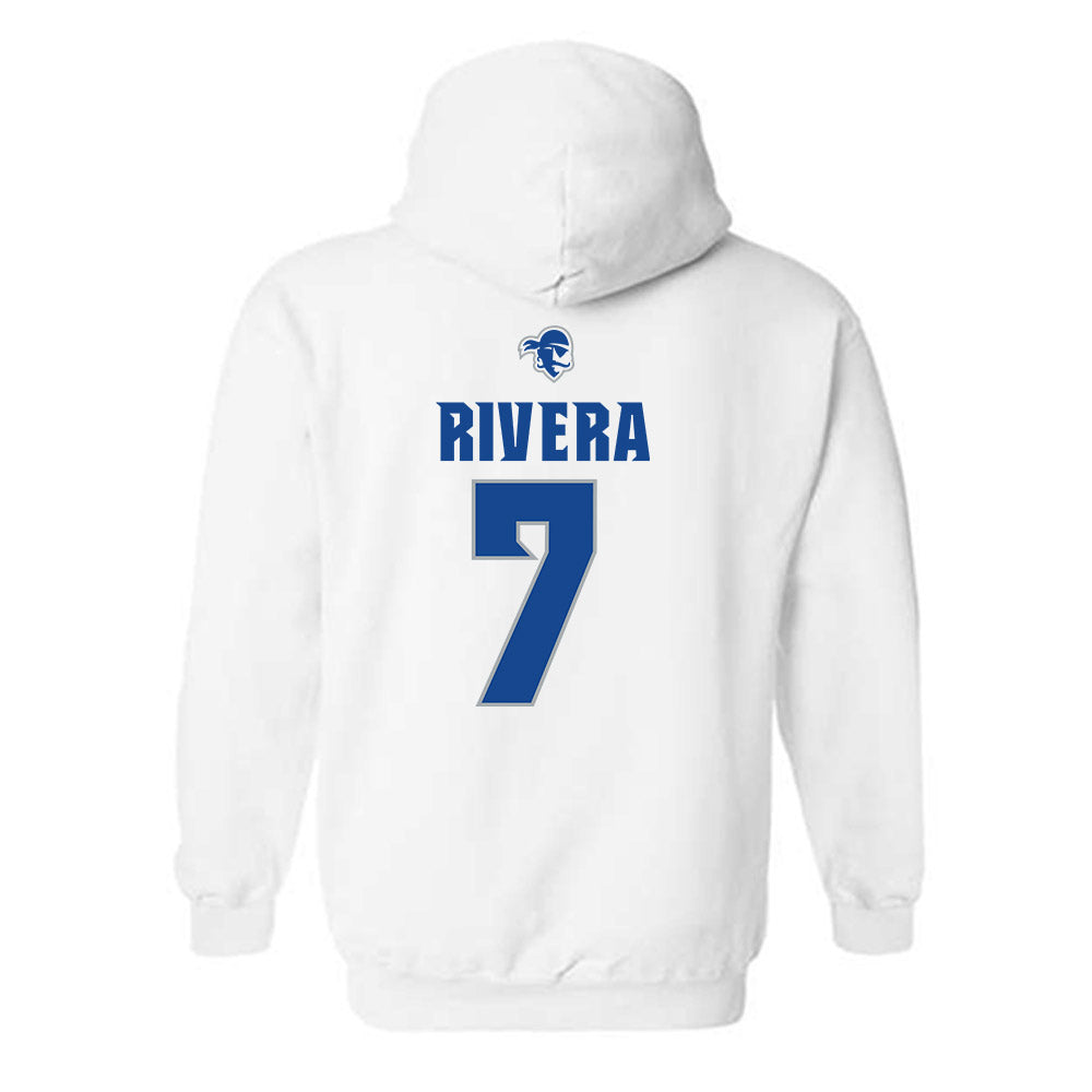 Seton Hall - NCAA Men's Basketball : Joshua Rivera - Classic Shersey Hooded Sweatshirt-1