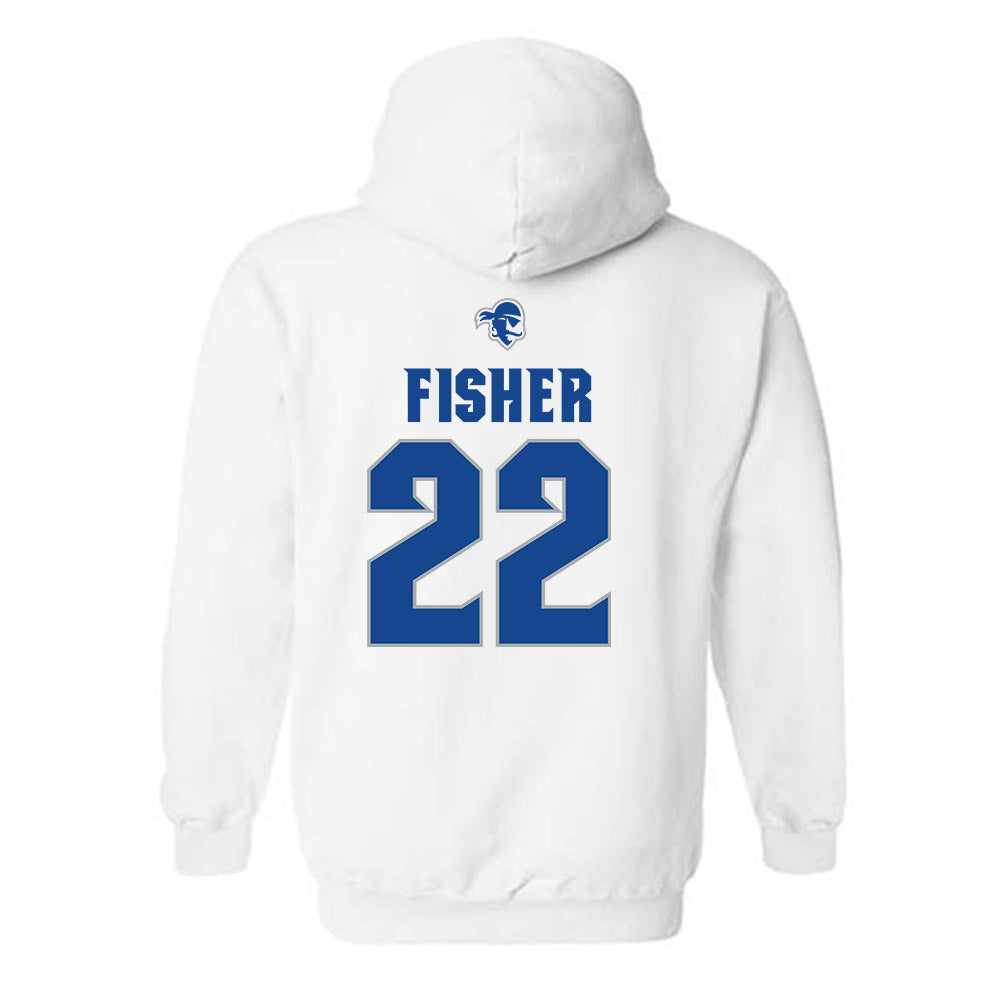 Seton Hall - NCAA Men's Basketball : Elijah Fisher - Classic Shersey Hooded Sweatshirt-1