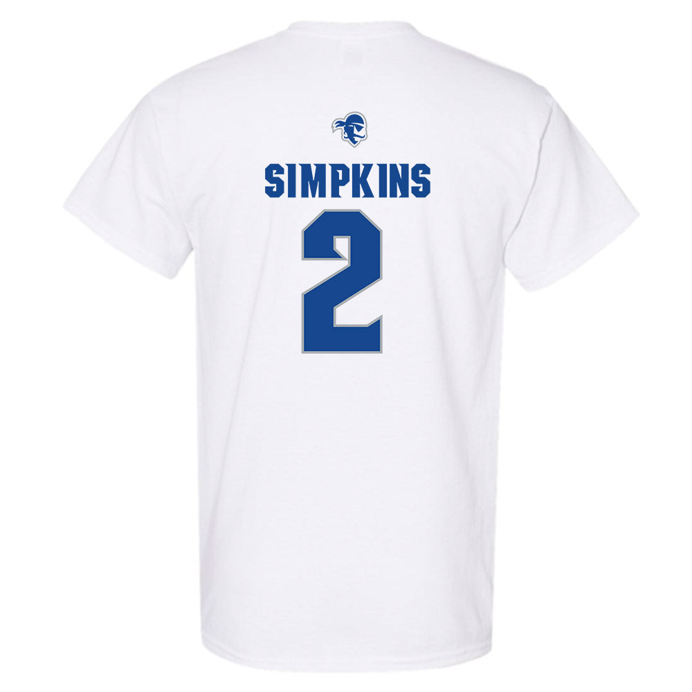Seton Hall - NCAA Men's Basketball : Tajuan Simpkins - Classic Shersey T-Shirt-1