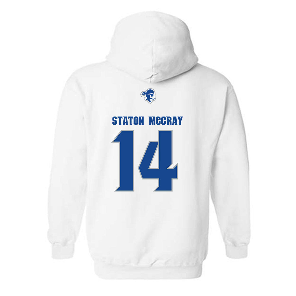 Seton Hall - NCAA Men's Basketball : AJ Staton-McCray - Classic Shersey Hooded Sweatshirt-1