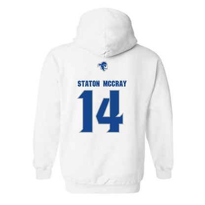 Seton Hall - NCAA Men's Basketball : AJ Staton-McCray - Classic Shersey Hooded Sweatshirt-1