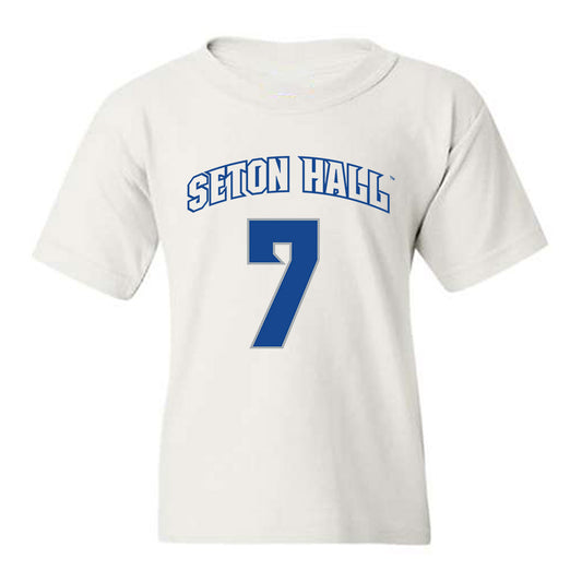 Seton Hall - NCAA Men's Basketball : Joshua Rivera - Classic Shersey Youth T-Shirt-0