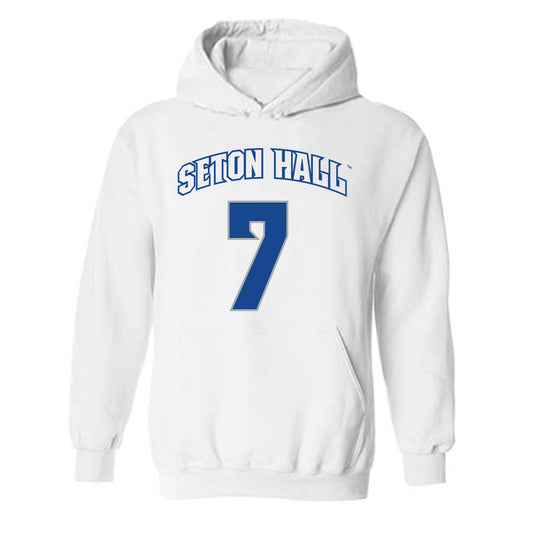 Seton Hall - NCAA Men's Basketball : Joshua Rivera - Classic Shersey Hooded Sweatshirt-0