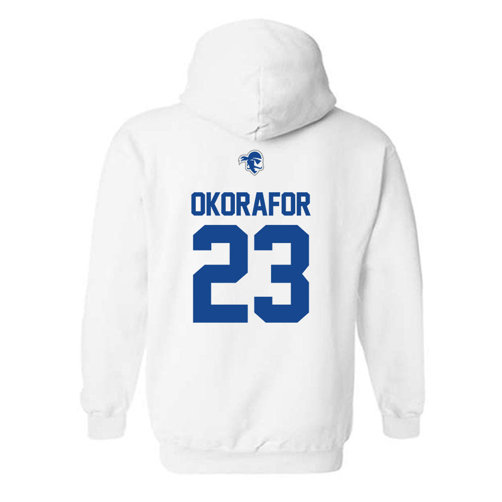 Seton Hall - NCAA Men's Basketball : Emmanuel Okorafor - Classic Shersey Hooded Sweatshirt-1