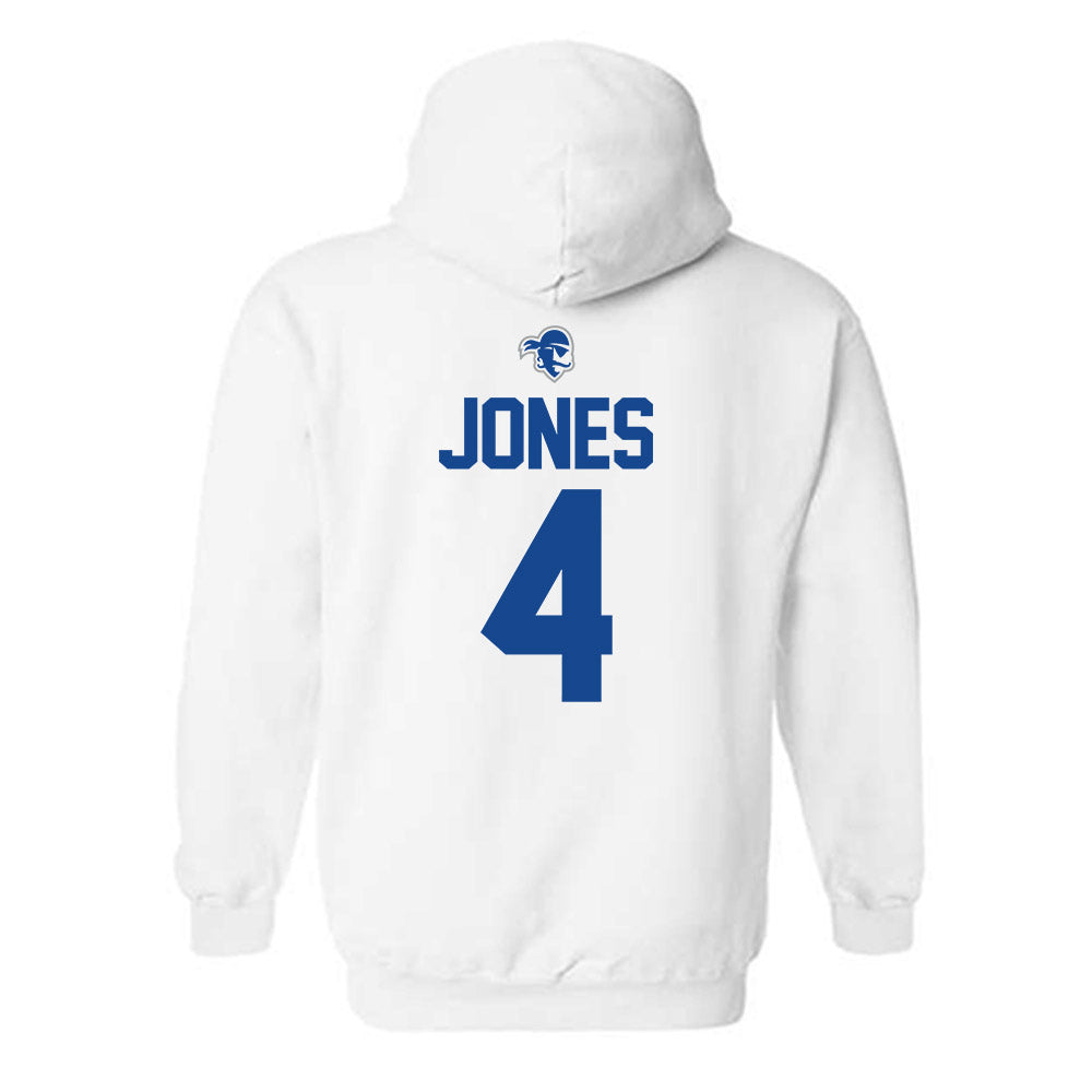 Seton Hall - NCAA Women's Basketball : Savanna Jones - Classic Shersey Hooded Sweatshirt-1