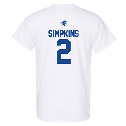 Seton Hall - NCAA Men's Basketball : Tajuan Simpkins - Classic Shersey T-Shirt-1