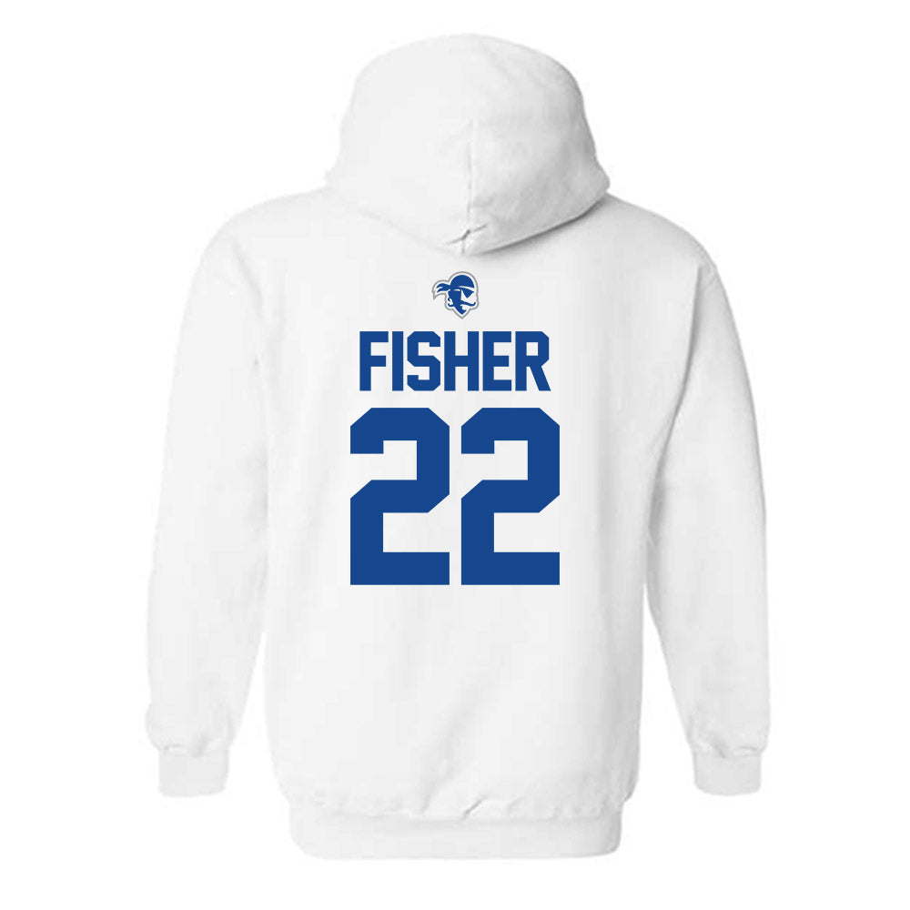 Seton Hall - NCAA Men's Basketball : Elijah Fisher - Classic Shersey Hooded Sweatshirt-1