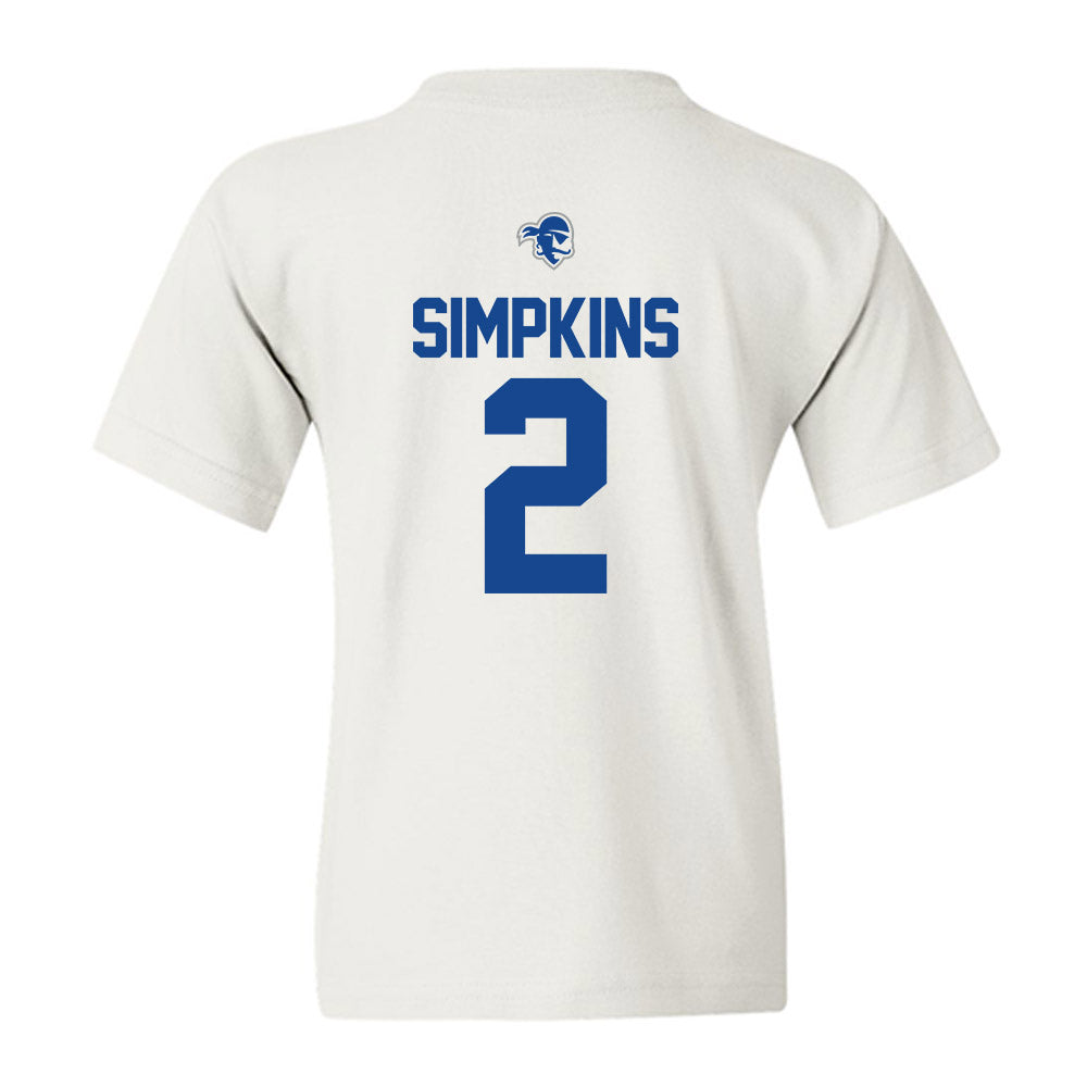 Seton Hall - NCAA Men's Basketball : Tajuan Simpkins - Classic Shersey Youth T-Shirt-1