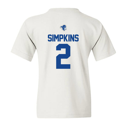 Seton Hall - NCAA Men's Basketball : Tajuan Simpkins - Classic Shersey Youth T-Shirt-1