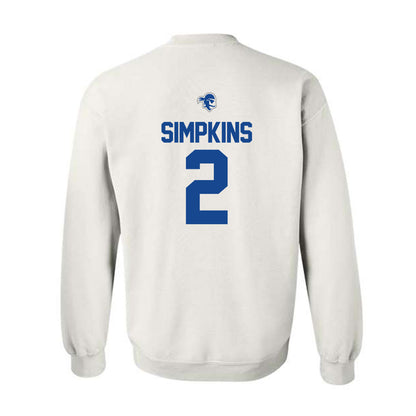 Seton Hall - NCAA Men's Basketball : Tajuan Simpkins - Classic Shersey Crewneck Sweatshirt-1