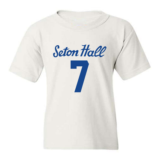 Seton Hall - NCAA Men's Basketball : Joshua Rivera - Classic Shersey Youth T-Shirt-0