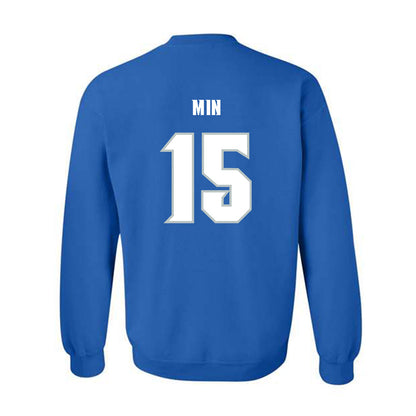 Seton Hall - NCAA Men's Soccer : Joseph Min - Generic Shersey Crewneck Sweatshirt-1