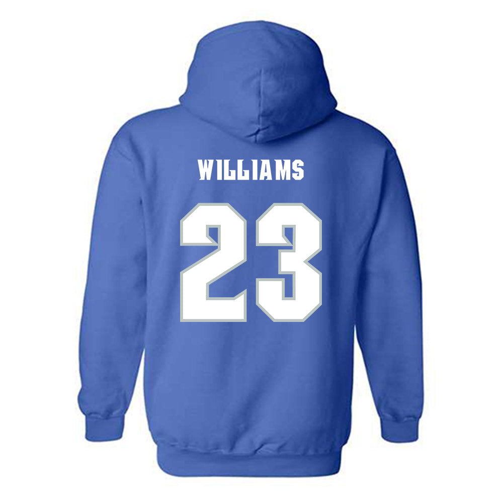 Seton Hall - NCAA Men's Basketball : Mike Williams - Generic Shersey Hooded Sweatshirt-1