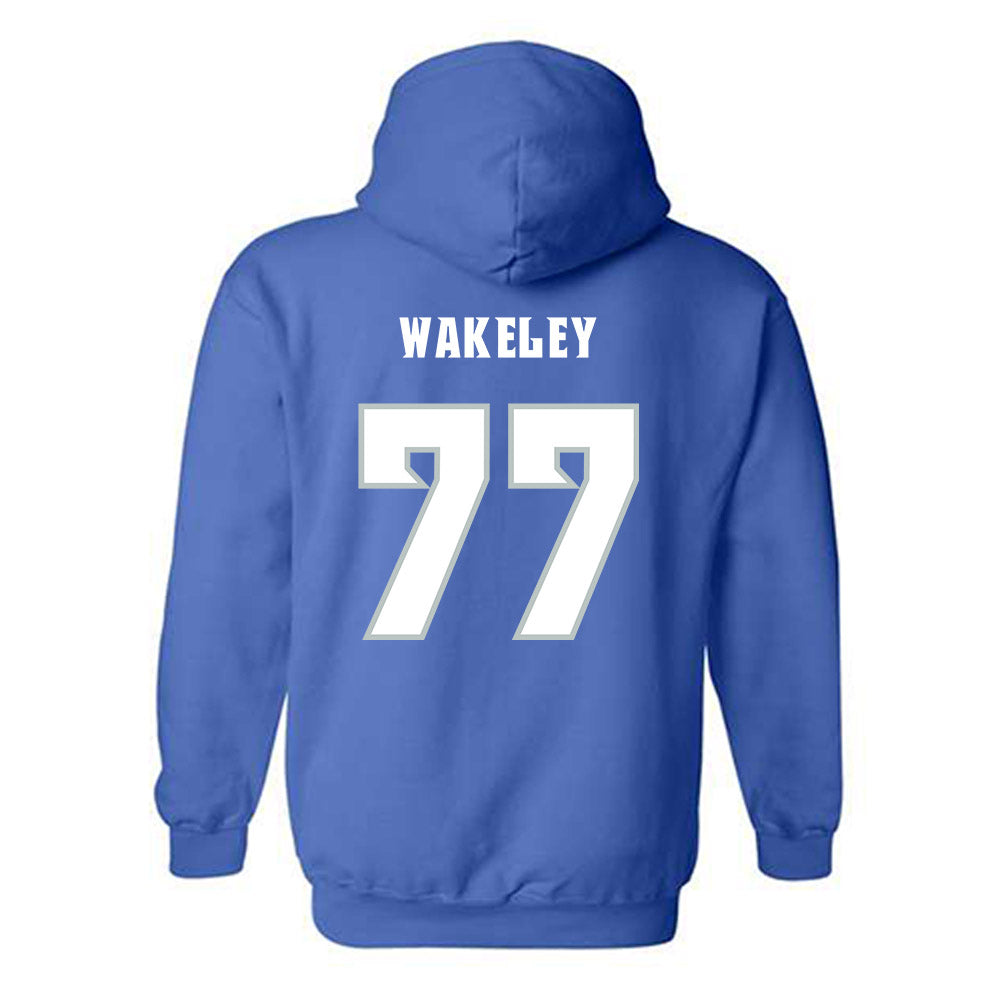 Seton Hall - NCAA Softball : Samantha Wakeley - Generic Shersey Hooded Sweatshirt-1