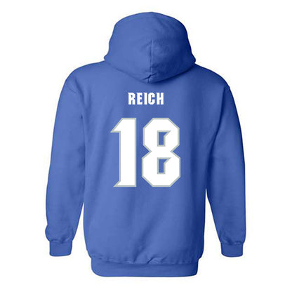 Seton Hall - NCAA Women's Volleyball : Sadie Reich - Generic Shersey Hooded Sweatshirt-1
