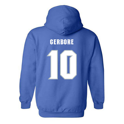 Seton Hall - NCAA Men's Soccer : Hugo Gerbore - Generic Shersey Hooded Sweatshirt-1