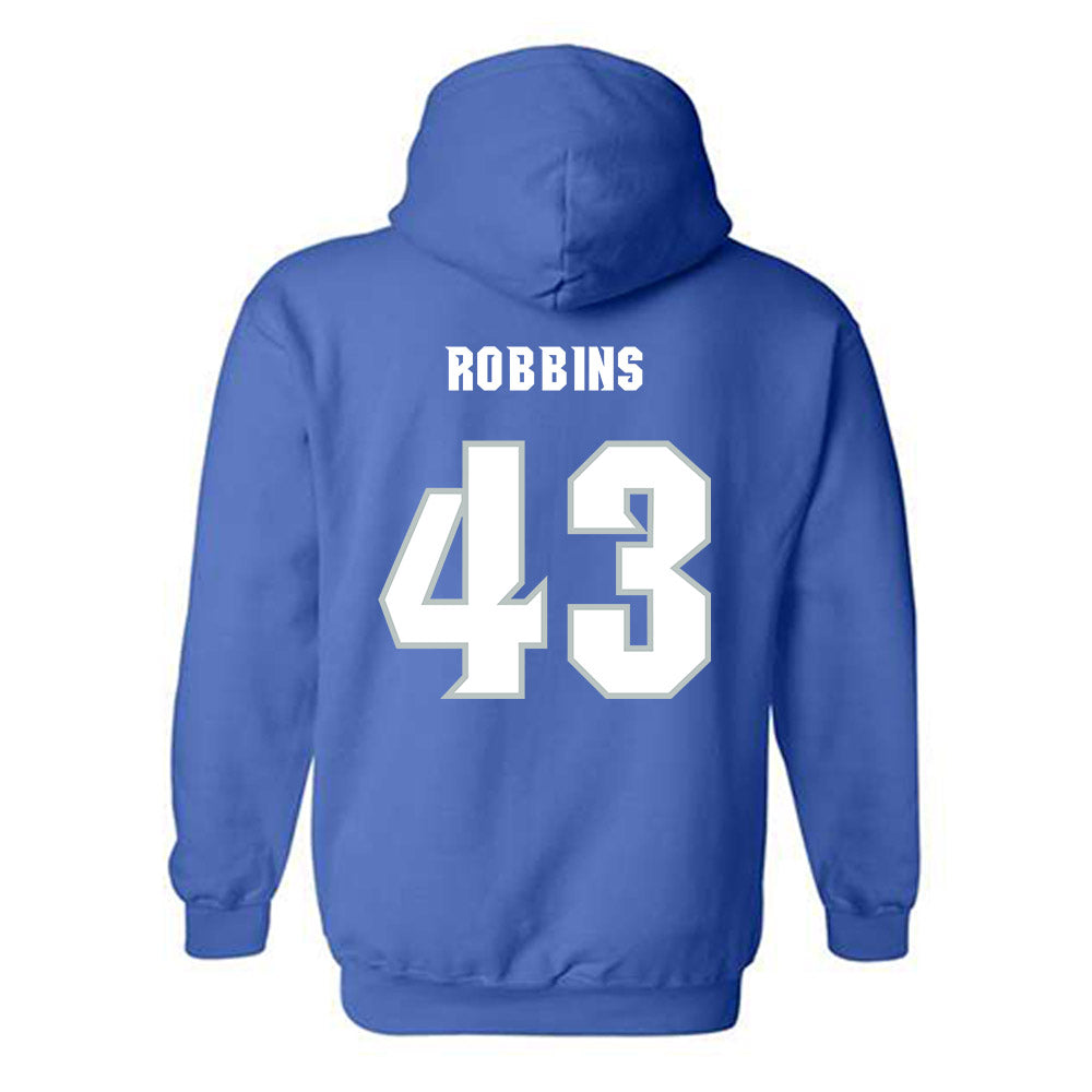 Seton Hall - NCAA Baseball : Aiden Robbins - Generic Shersey Hooded Sweatshirt