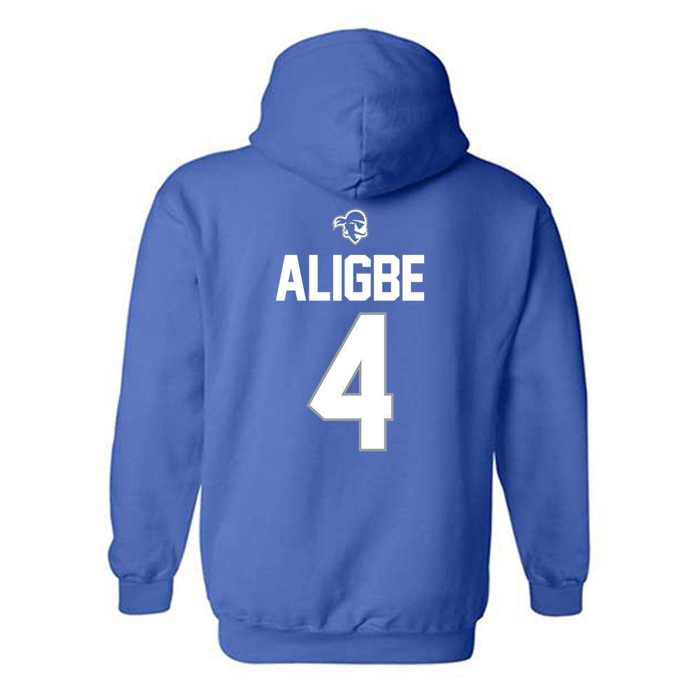 Seton Hall - NCAA Men's Basketball : Prince Aligbe - Classic Shersey Hooded Sweatshirt-1