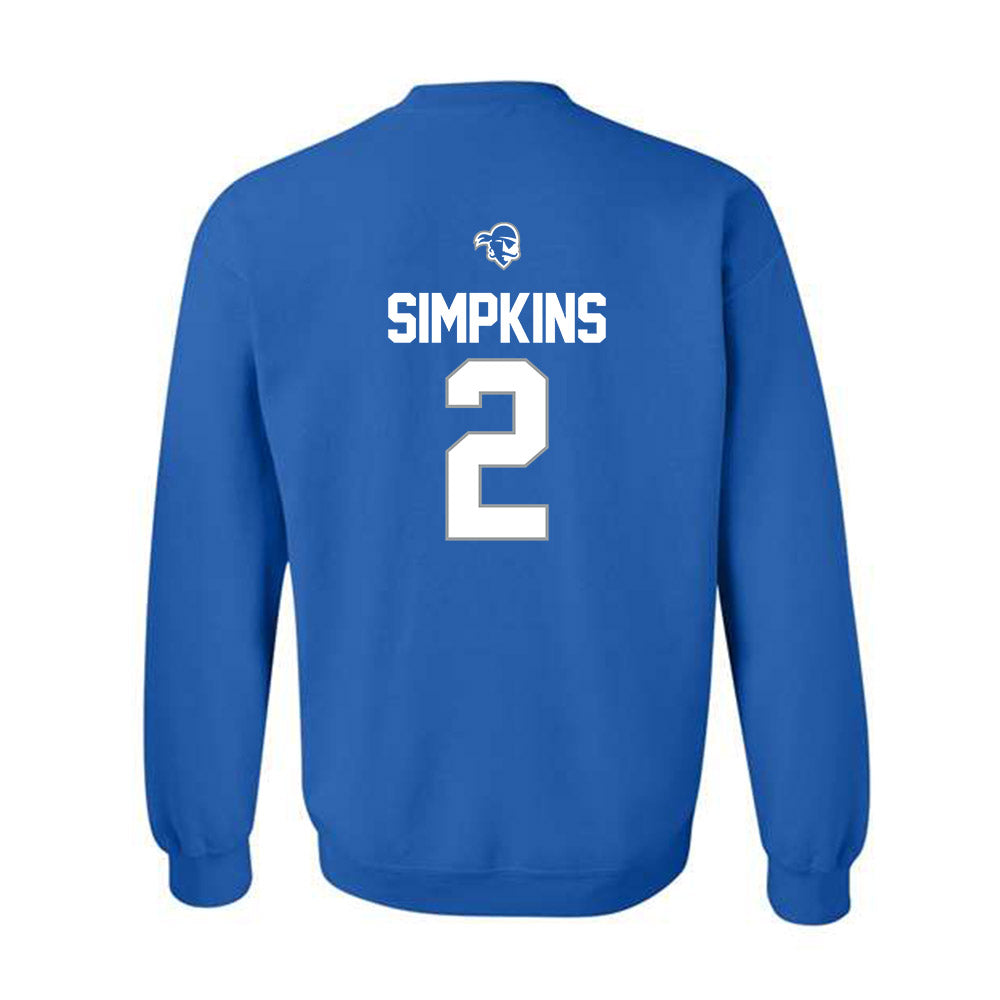 Seton Hall - NCAA Men's Basketball : Tajuan Simpkins - Classic Shersey Crewneck Sweatshirt-1