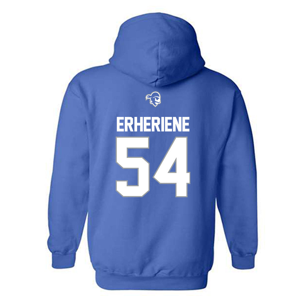 Seton Hall - NCAA Men's Basketball : Godswill Erheriene - Classic Shersey Hooded Sweatshirt-1