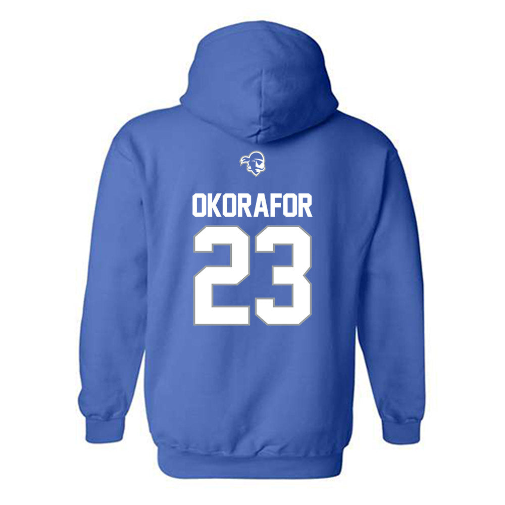 Seton Hall - NCAA Men's Basketball : Emmanuel Okorafor - Classic Shersey Hooded Sweatshirt-1