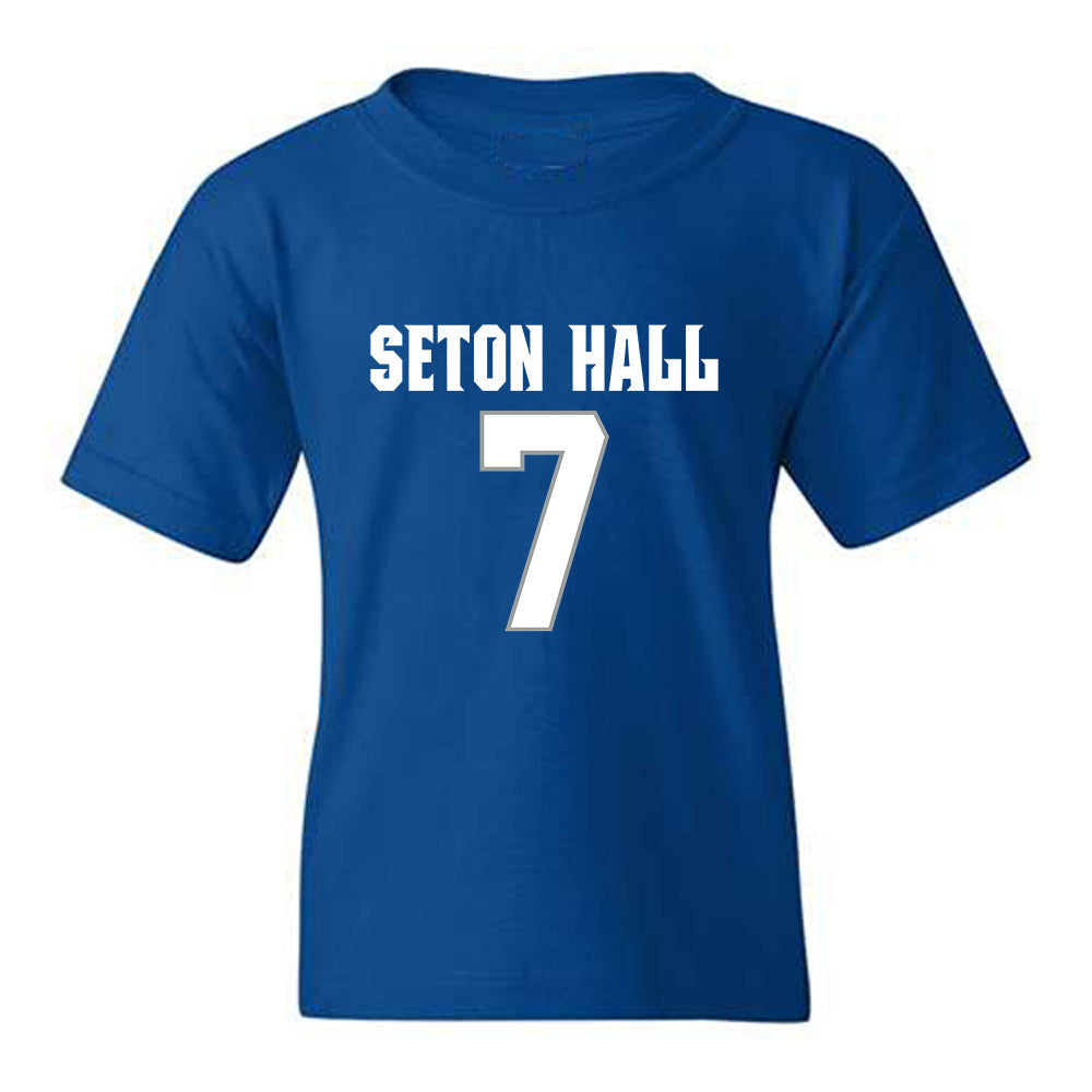 Seton Hall - NCAA Men's Basketball : Joshua Rivera - Classic Shersey Youth T-Shirt-0