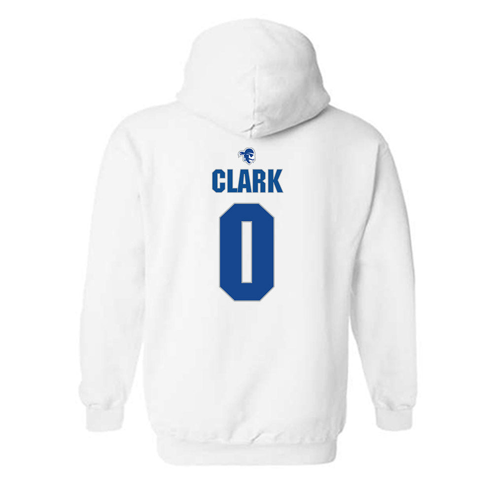 Seton Hall - NCAA Men's Basketball : Adam Clark - Fashion Shersey Hooded Sweatshirt-1