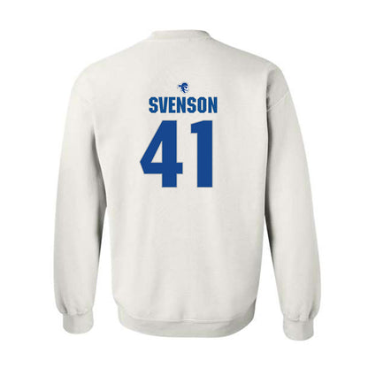 Seton Hall - NCAA Baseball : Steven Svenson - Fashion Shersey Crewneck Sweatshirt-1