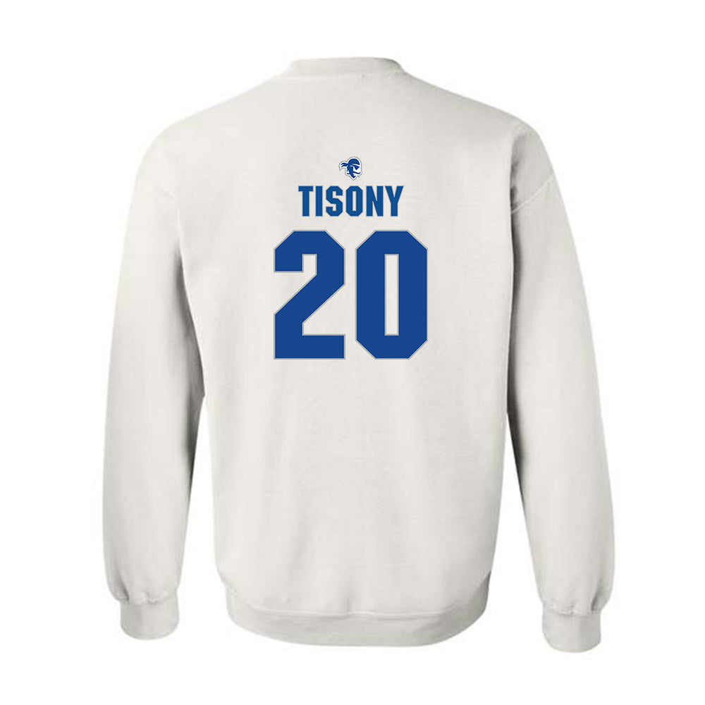 Seton Hall - NCAA Men's Soccer : Aidan Tisony - Fashion Shersey Crewneck Sweatshirt-1