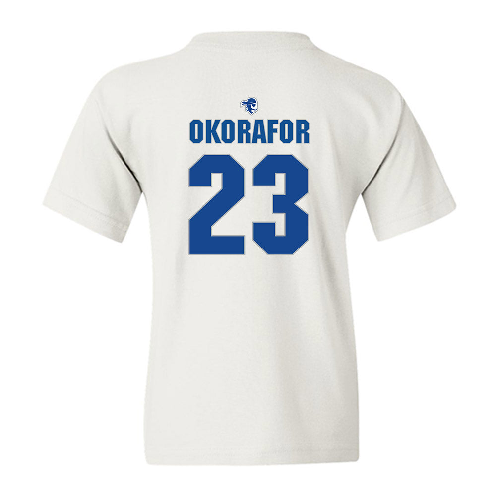 Seton Hall - NCAA Men's Basketball : Emmanuel Okorafor - Fashion Shersey Youth T-Shirt-1