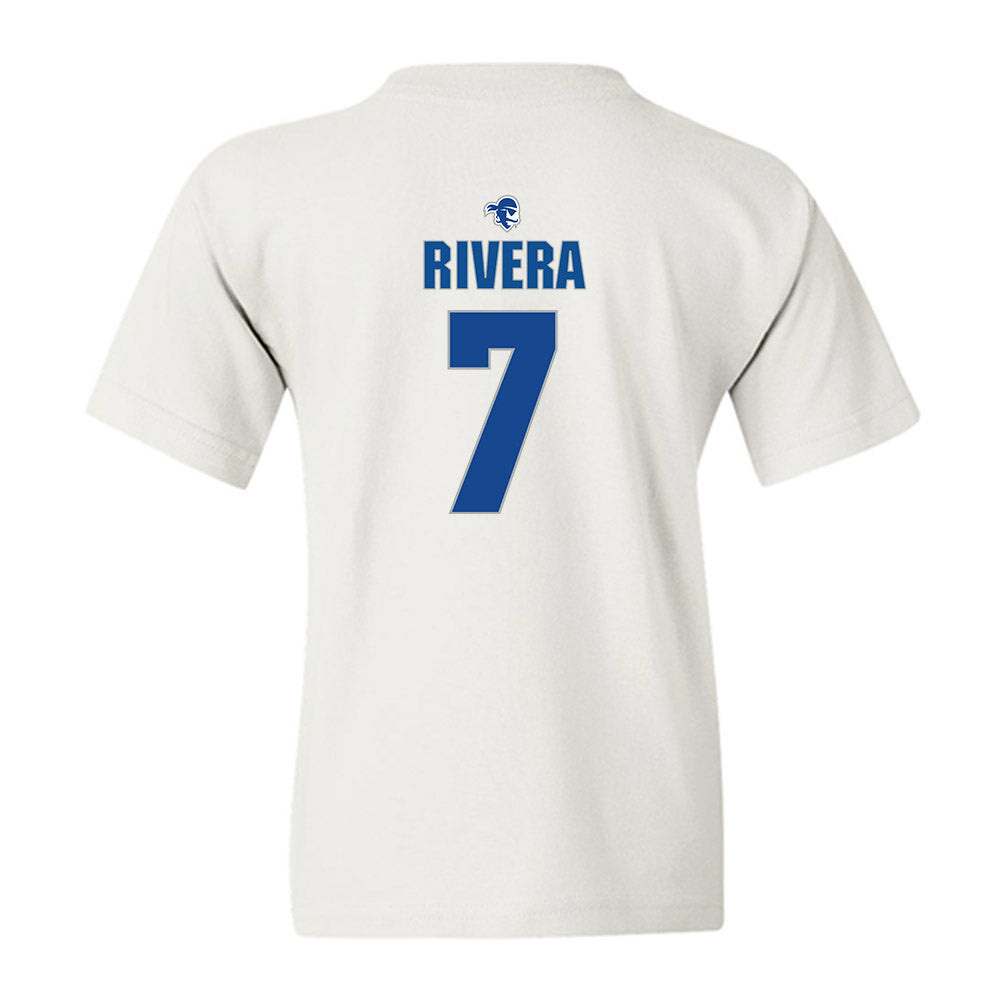 Seton Hall - NCAA Men's Basketball : Joshua Rivera - Fashion Shersey Youth T-Shirt-1
