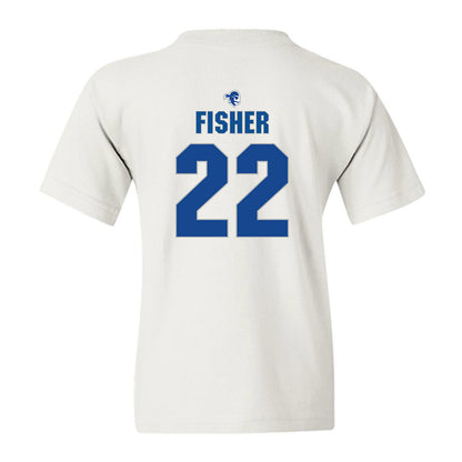 Seton Hall - NCAA Men's Basketball : Elijah Fisher - Fashion Shersey Youth T-Shirt-1