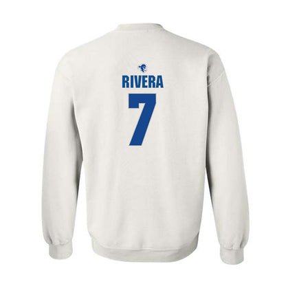 Seton Hall - NCAA Men's Basketball : Joshua Rivera - Fashion Shersey Crewneck Sweatshirt-1