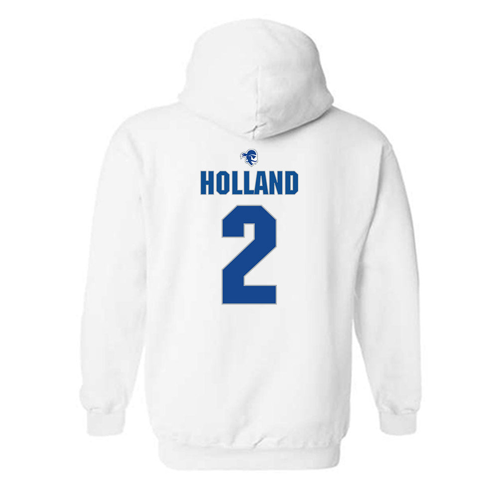 Seton Hall - NCAA Women's Volleyball : Anna Holland - Hooded Sweatshirt Classic Shersey