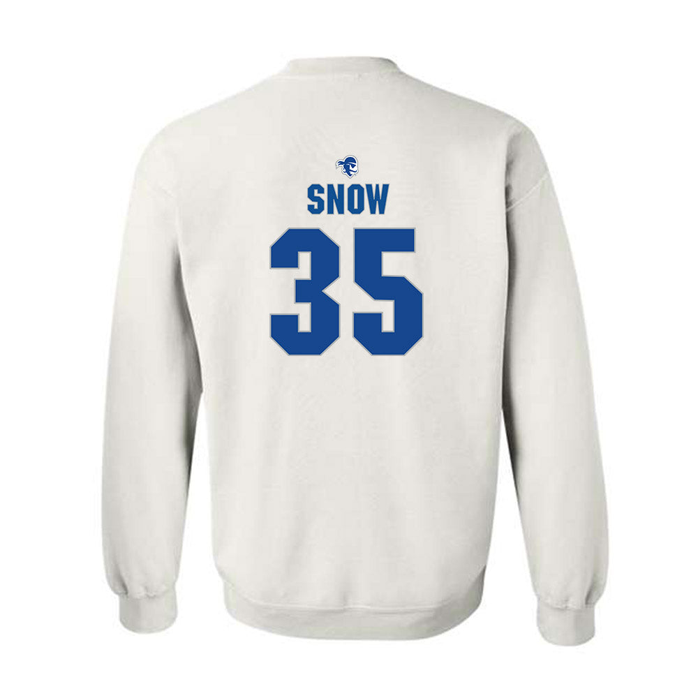 Seton Hall - NCAA Women's Basketball : Jada. Snow - Fashion Shersey Crewneck Sweatshirt-1