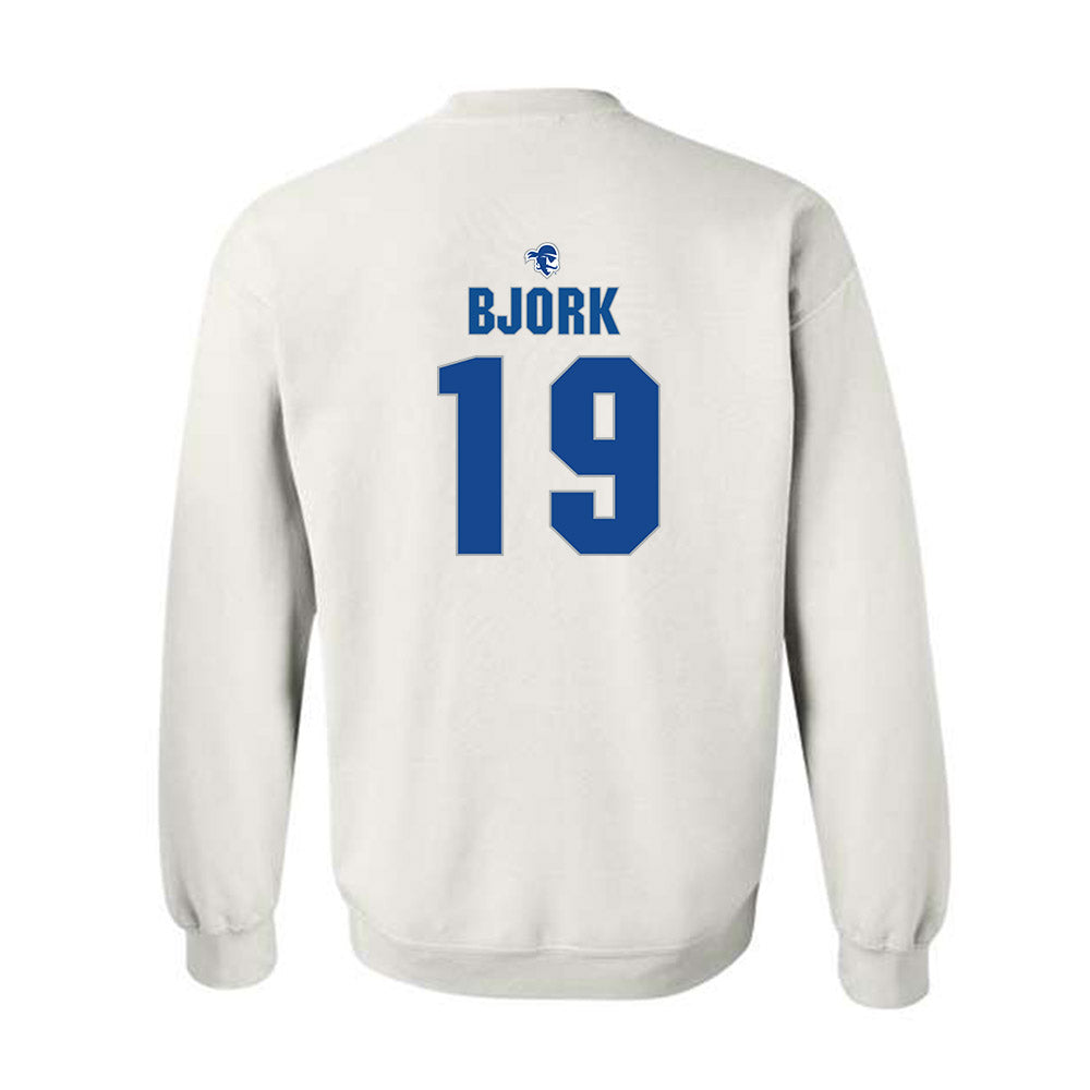 Seton Hall - NCAA Men's Soccer : Samuel Bjork - Crewneck Sweatshirt Classic Shersey