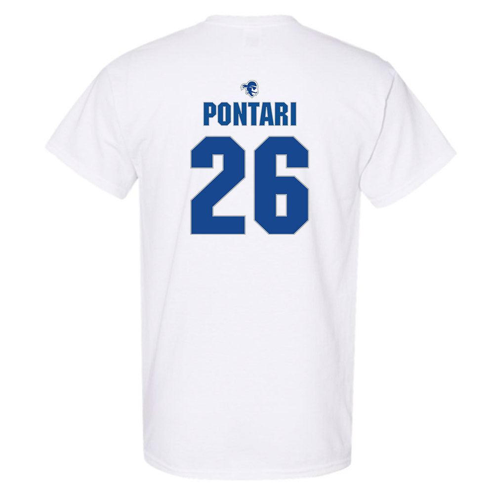 Seton Hall - NCAA Baseball : Matt Pontari - Fashion Shersey T-Shirt-1