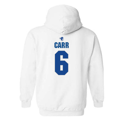 Seton Hall - NCAA Women's Volleyball : Rowan Carr - Fashion Shersey Hooded Sweatshirt-1