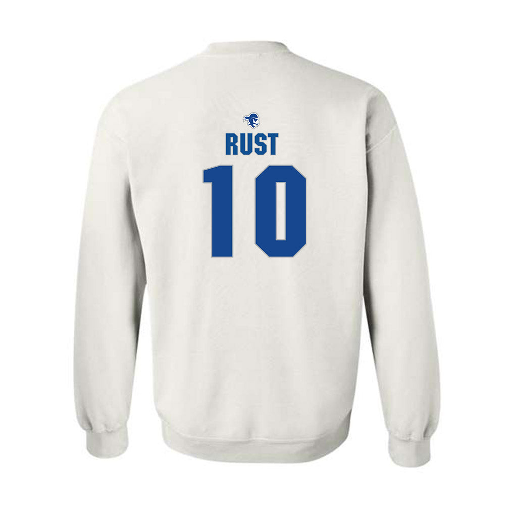 Seton Hall - NCAA Women's Basketball : Cameron Rust - Fashion Shersey Crewneck Sweatshirt-1