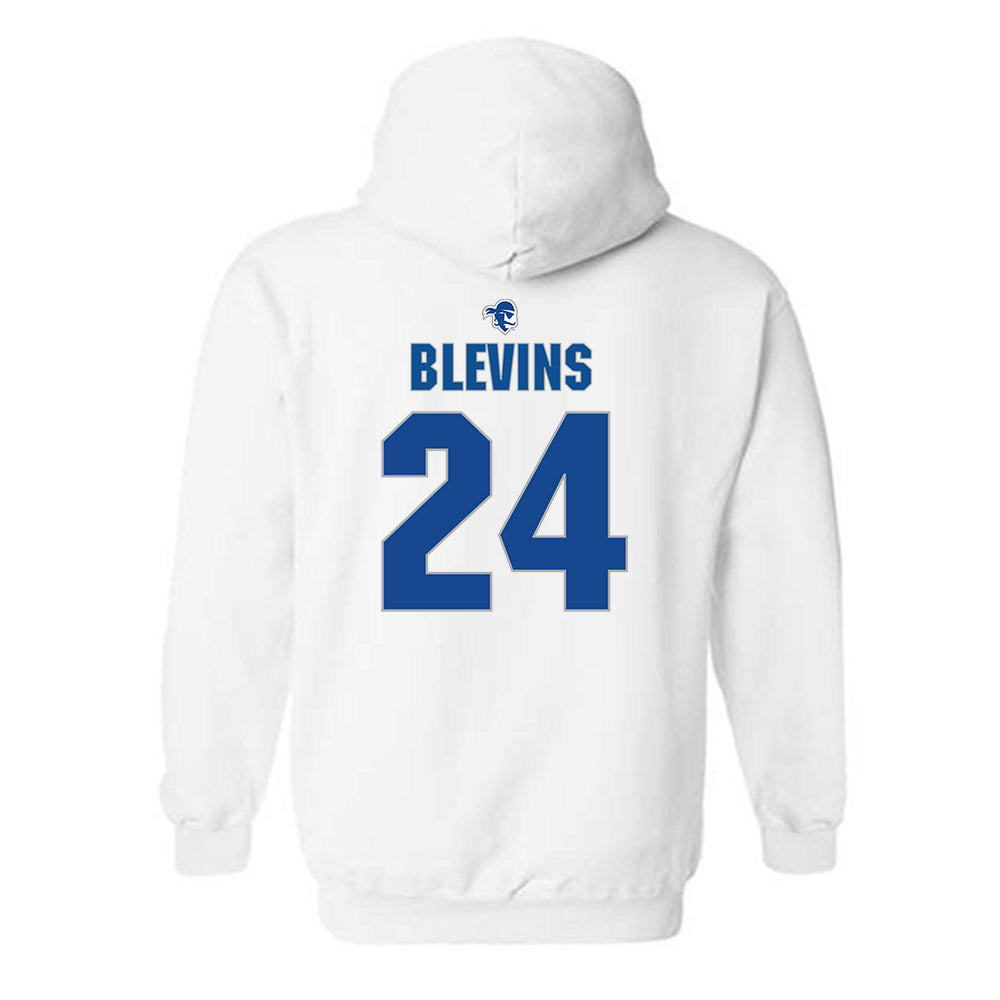 Seton Hall - NCAA Softball : Jenna Blevins - Fashion Shersey Hooded Sweatshirt-1