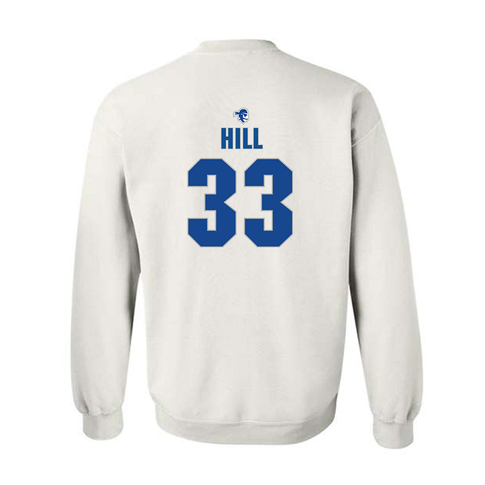 Seton Hall - NCAA Softball : Taylor Hill - Fashion Shersey Crewneck Sweatshirt-1