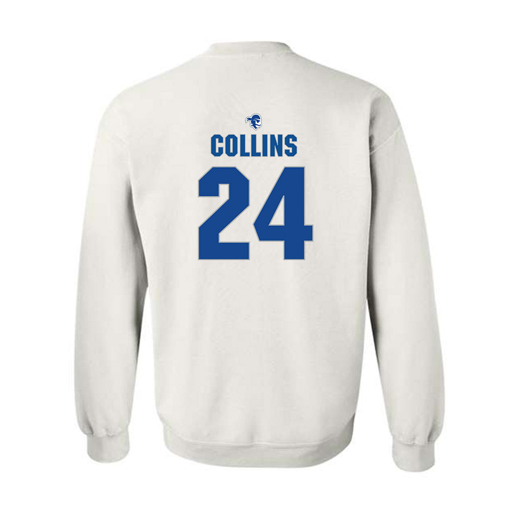 Seton Hall - NCAA Women's Basketball : Trishay Collins - Fashion Shersey Crewneck Sweatshirt-1