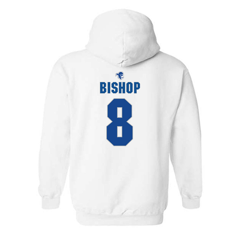Seton Hall - NCAA Women's Basketball : Zahara Bishop - Fashion Shersey Hooded Sweatshirt-1