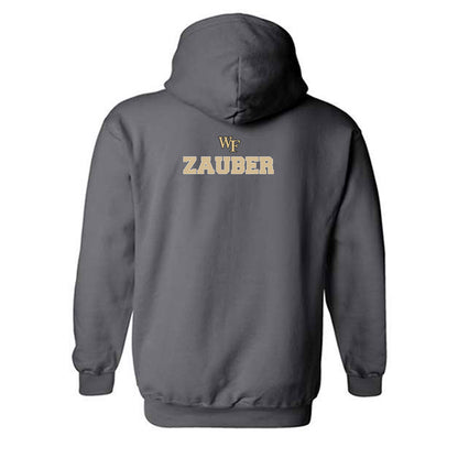 Wake Forest - NCAA Men's Tennis : Ariel Zauber - Generic Sports Shersey Hooded Sweatshirt-1
