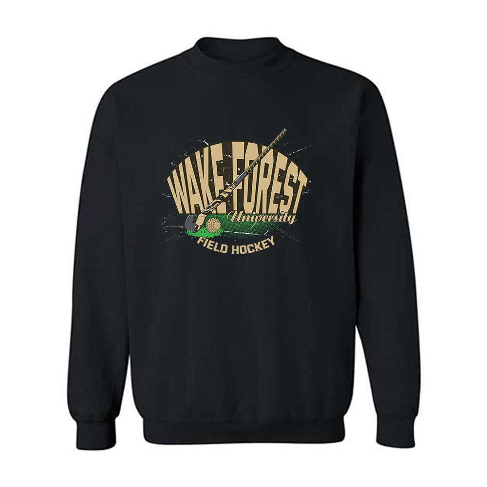 Wake Forest - NCAA Women's Field Hockey : Rory Heslin - Generic Sports Shersey Crewneck Sweatshirt-0