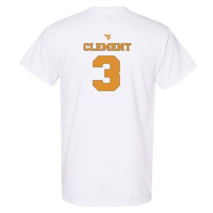 West Virginia - NCAA Football : Hudson Clement - Generic Sports Shersey T-Shirt-1