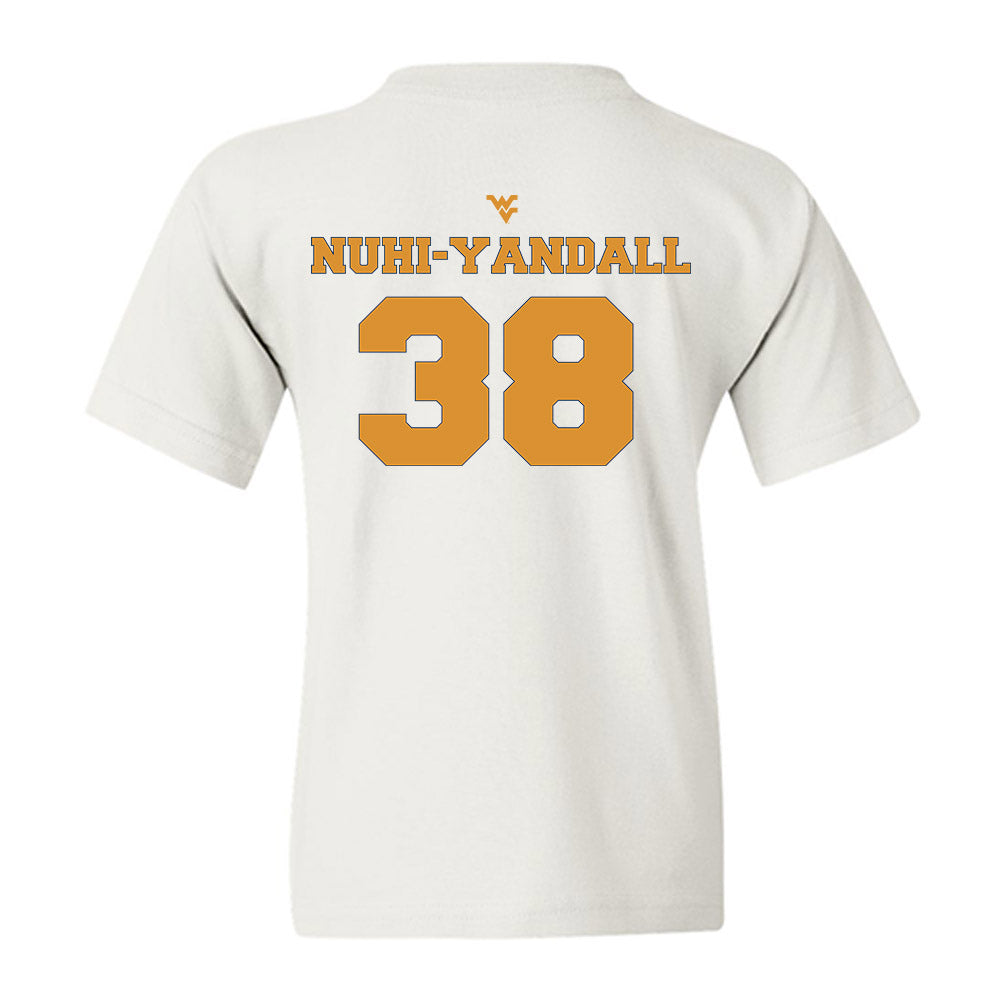 West Virginia - NCAA Football : Caleb Nuhi-Yandall - Generic Sports Shersey Youth T-Shirt-1