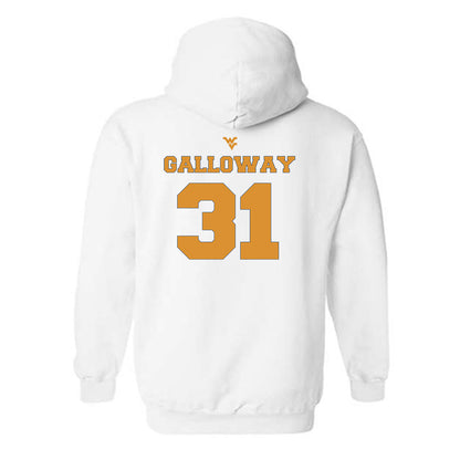 West Virginia - NCAA Football : Dawayne Galloway - Generic Sports Shersey Hooded Sweatshirt-1