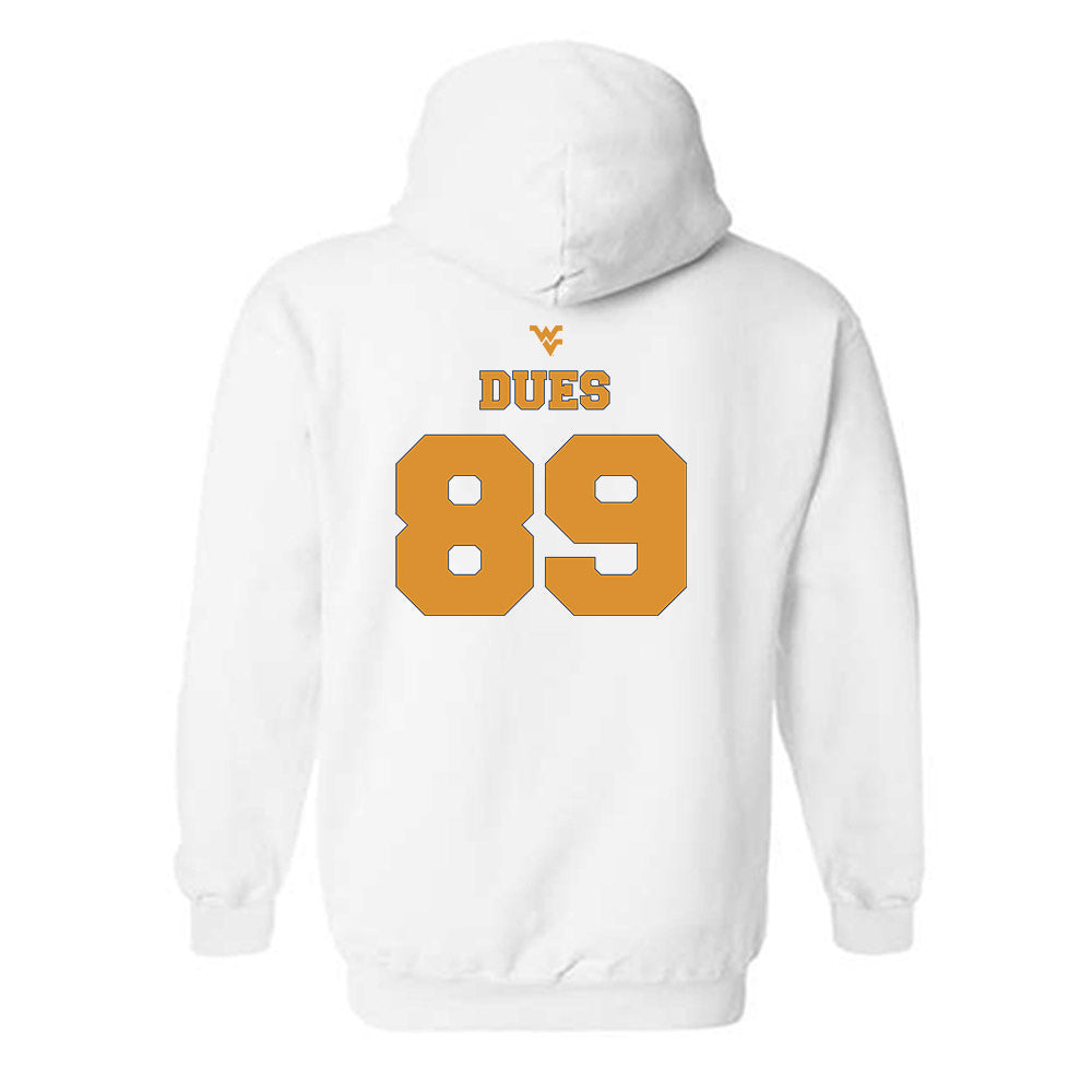 West Virginia - NCAA Football : Tyshawn Dues - Generic Sports Shersey Hooded Sweatshirt-1