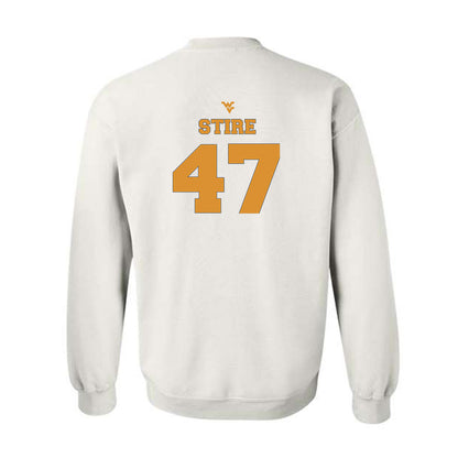 West Virginia - NCAA Football : Aidan Stire - Generic Sports Shersey Crewneck Sweatshirt-1